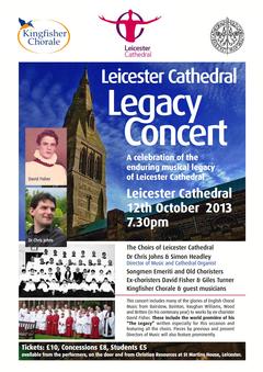 David Fisher - LEICESTER CATHEDRAL LEGACY CONCERT, 12th October 2013