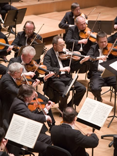 Violins in Orchestra, Contemporary Classical Music